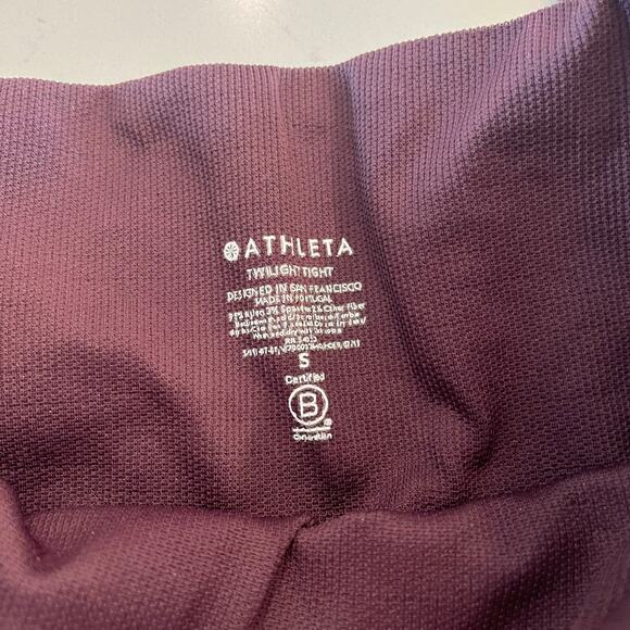 NWT Athleta Twilight Tight 2.0 Leggings‎ in Antique Burgundy Size Small - Picture 7 of 10